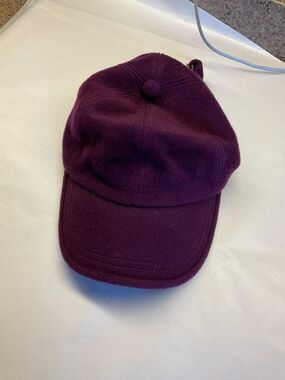J Jill Plum Wool Baseball Cap New